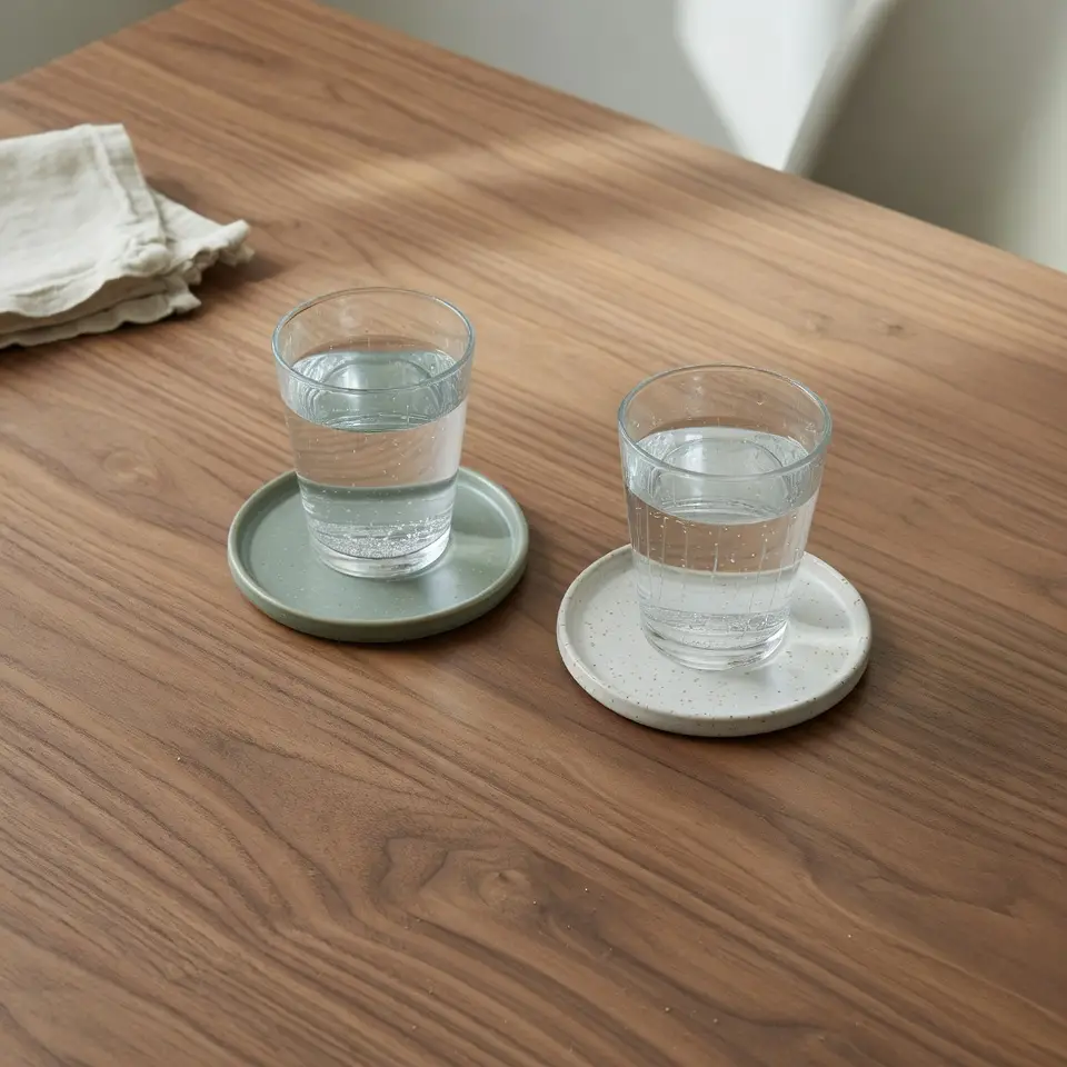 Coasters on Table