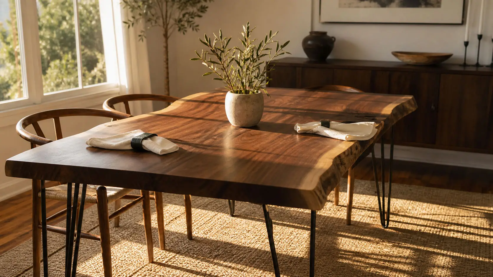 Custom Walnut Dining Table