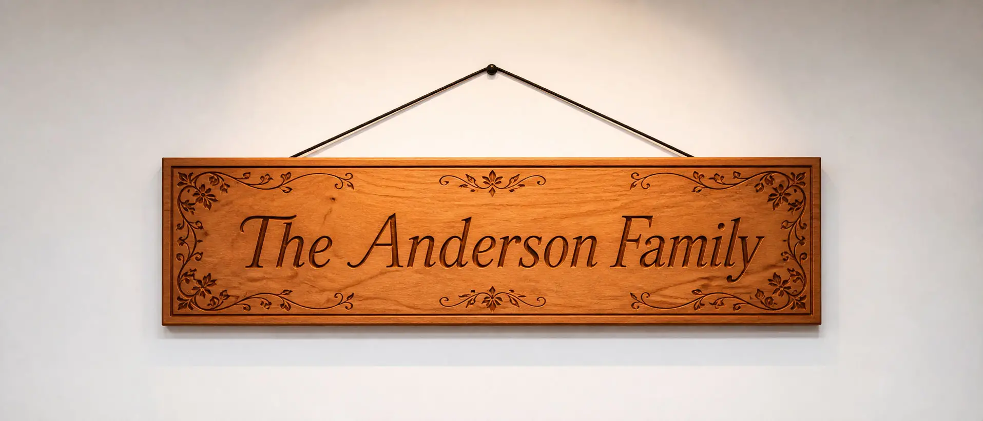 Custom Engraved Wood Sign